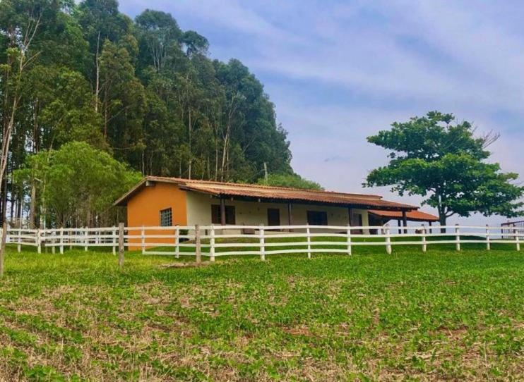 Pesqueiro Rancho Feliz Hotel Fama ภายนอก รูปภาพ
