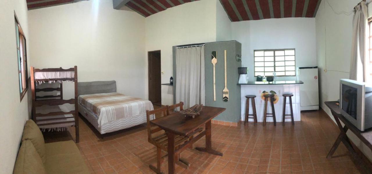 Pesqueiro Rancho Feliz Hotel Fama ภายนอก รูปภาพ